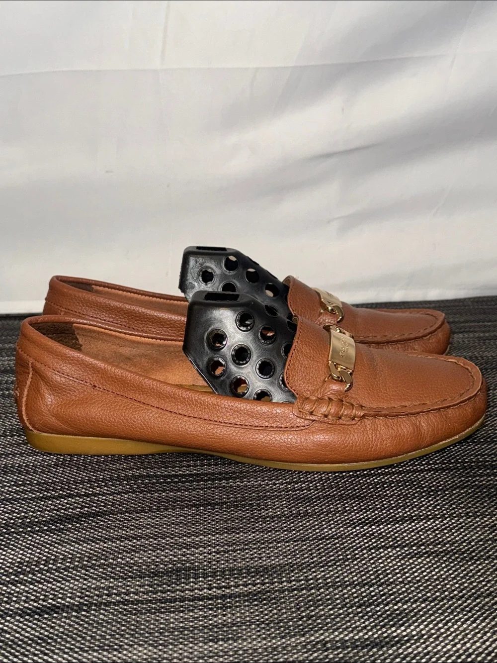 Coach Fredrica Leather Loafers